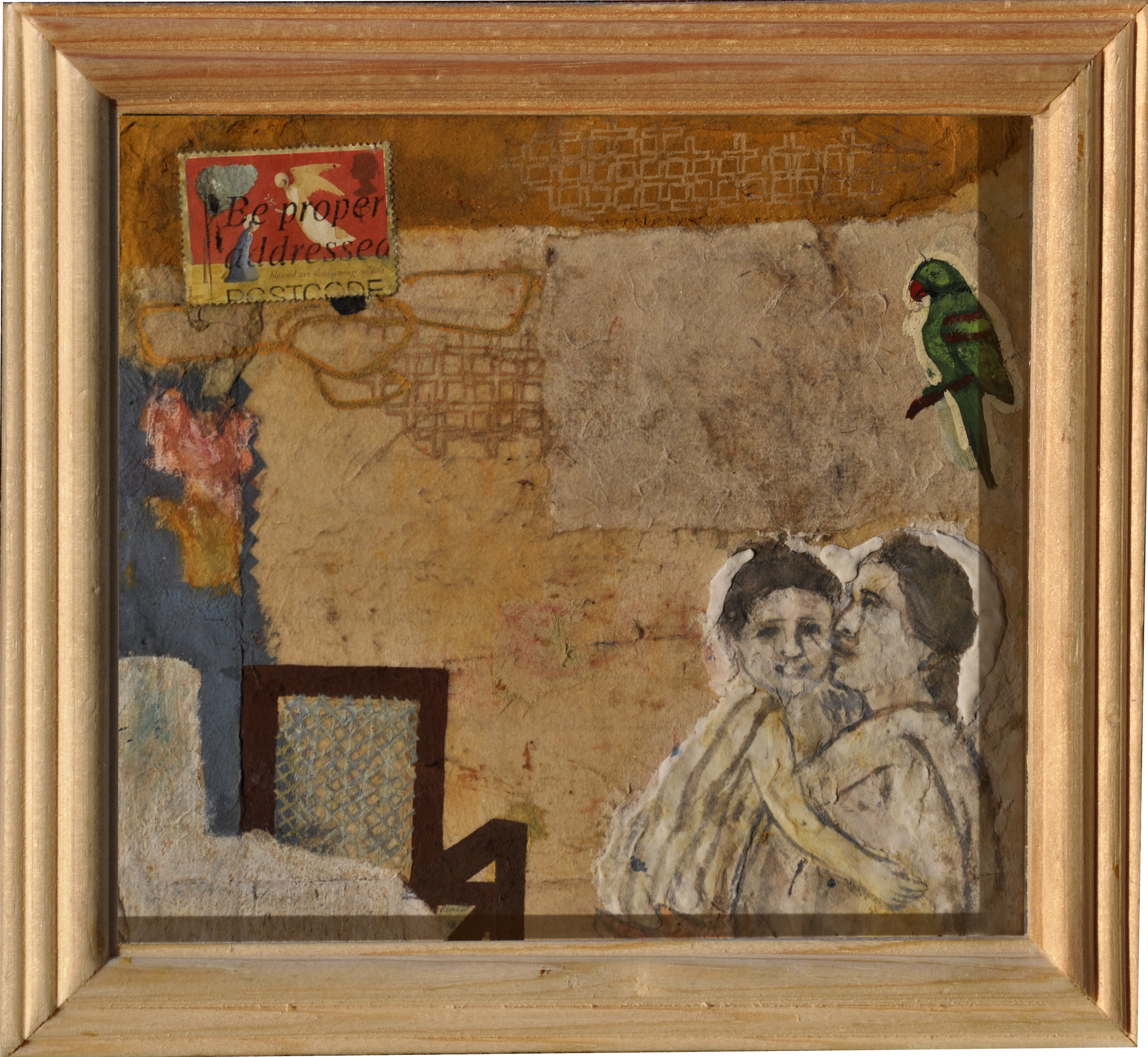 Shadow Box Mixed media, 6.5x7 inches