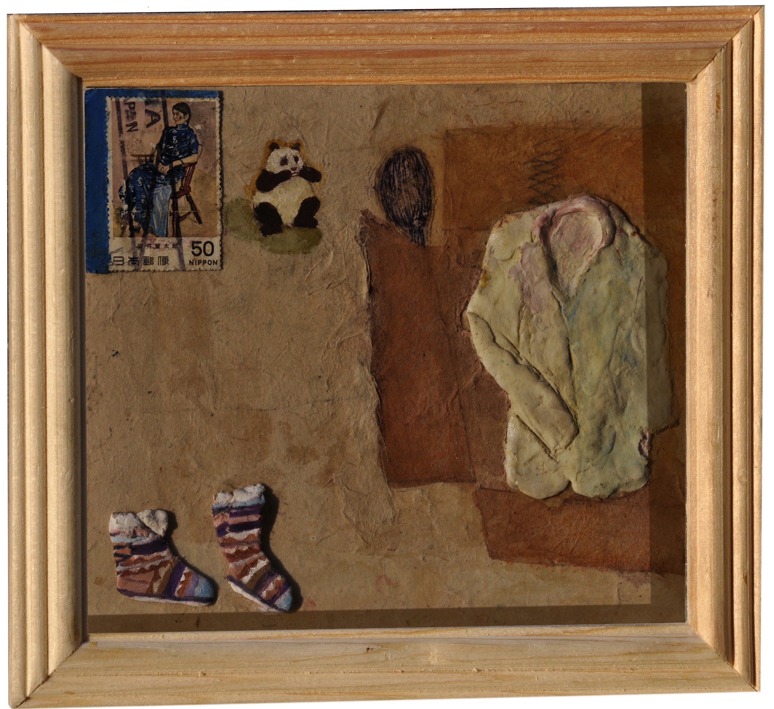 Shadow Box Mixed media, 6.5x7 inches